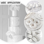 Edible Glitter Spray - 3/4oz Luster Dust Edible Food Grade Glitter Shimmer Dust Powder for Cocktails, Drinks, Cake Decorating - Metallic Food Coloring Powder for Wine, Candy, Cookie, Icing (White)