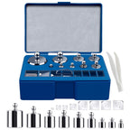 UCEC Calibration Weights for Digital Scale, 10mg - 100g Gram Weights Kit, Precision Stainless Steel Balance Scale Calibration Weight Set with Tweezers for Lab Educational Science