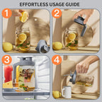 Glass Mason Jar Pitcher - 32oz Breast Milk Pitcher with Pour Spout Lid, Airtight Seal - Ideal for Cold Brew Coffee, Juice, Lemonade, and More - Premium Glass Jug for Beverages and Sun Tea