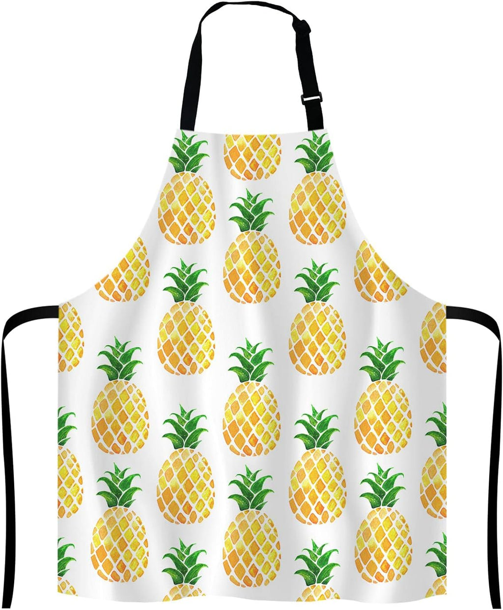 Funny Hipster Baking Apron Novelty Cooking Chef Present For Men Womens Baking Present Full BBQ Grilling Kitchen Apron Pineapple