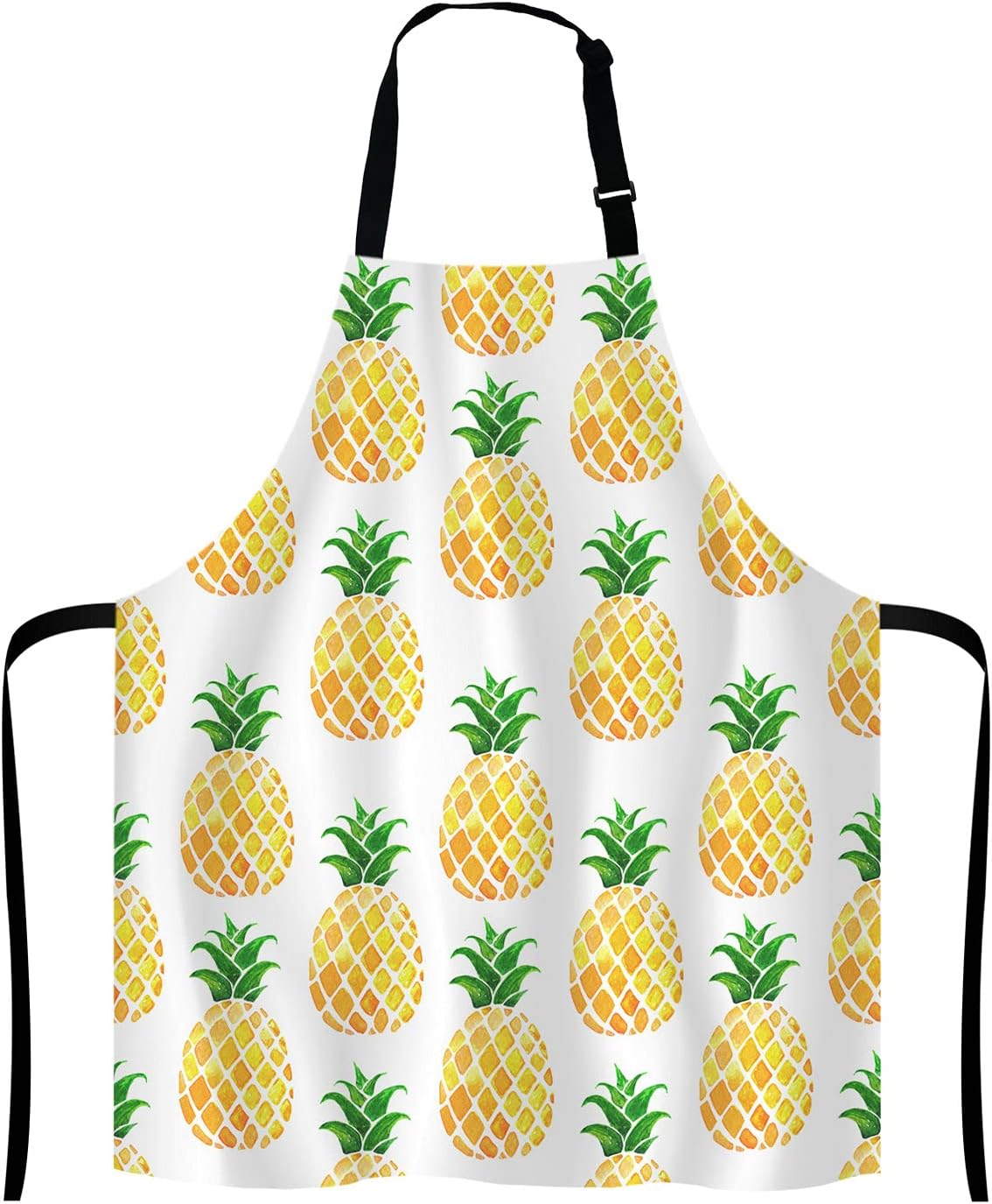 Funny Hipster Baking Apron Novelty Cooking Chef Present For Men Womens Baking Present Full BBQ Grilling Kitchen Apron Pineapple