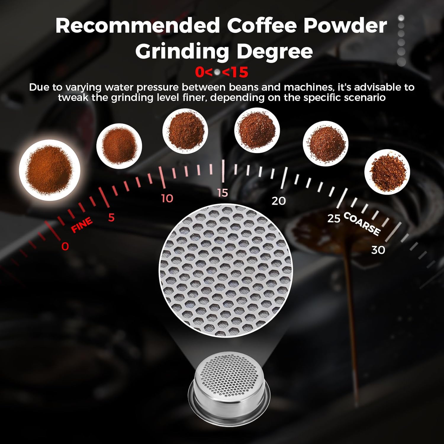 IKAPE Espresso 51mm Portafilter, 2 Ears Coffee Portafilter with Silicone Handle, Compatible with Delonghi ECP3420, EC155, BCO430, EC260 Coffee Machine