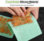 GROWTAIL Lace Molds Silicone,Cake Fondant Embossing Mat,Lace Molds for Cake Decorating Edible Lace