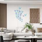 SAOROPEB 3D Butterfly Wall Decor - 48 Pcs, 4 Styles, 3 Sizes - Removable Stickers for Birthday & Party Decorations