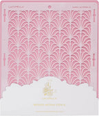 Large Cake Decorating Stencil (FANSA) Fan Art Deco Pattern