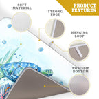 Giwawa Sea Turtle Dish Drying Mat 18x24in Watercolor Blue Tortoise Dish Drainer Mats Nautical Ocean Coral Seashell Seaweed Microfiber Dish Drying Pad for Kitchen Countertop Large Decor