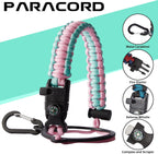 40 oz Insulated Water Bottle - Stainless Steel Water Bottles with Straw & Spout Lids, Paracord Handle, Carrier Bag, Protective Cup Mat, Keep Cold-48H & Hot-12H Metal Water Flask