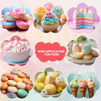 Food Coloring for Cake Decorating Macaron Edible Food Dye for Baking Royal Icing Cookie Supplies Gluten Free 7x12ml Food Grade Liquid Food Color Kits, 0.4 Fl. Oz/Bottles