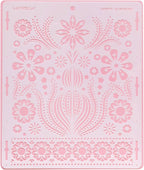 Cake Stencil for Buttercream Cake, Royal Icing, Ganache, Painting, Art and Crafts (Loretta)