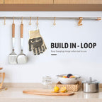 Oven Gloves, Heat Resistant 540 Degrees Grilling Gloves, Hot Surface Handler Non-Slip Silicone Oven Mitts with Fingers, BBQ Gloves for Cooking/Kitchen/Baking, Pack of 2