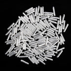 Twisweet Silver Rods Sprinkles, Edible Sugar Sprinkles for Cake Decorating, Candy Rods for Baking Cake Topper Ice Cream Cupcake Cookie Donut Decorations, Wedding Valentines Birthday Party Christmas Easter Supplies (130g/4.58oz)
