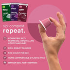 WOKEN COFFEE Compostable Nespresso Pods Variety Pack - Dark and Medium Roast Italian Espresso - Compostable Coffee Pods Compatible with Nespresso Machine (60 Pod Count, 6 Boxes)