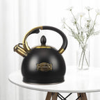 3Quart Whistling Tea Kettle Classic Teapot Stainless Steel Teakettle with Cool Grip for Stovetop