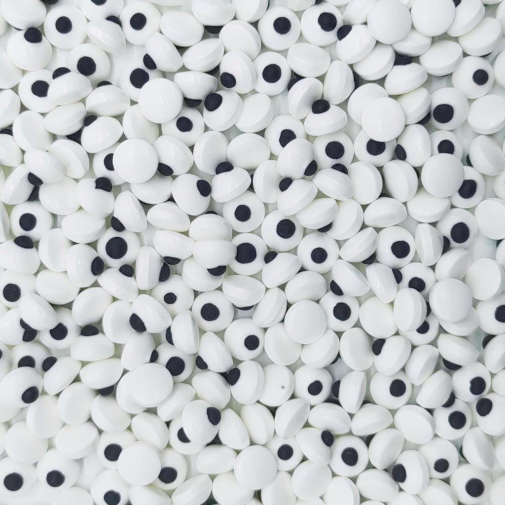 10mm Small Candy Eyes for Decorating Edible Candy Eyes Eyeballs Halloween Sprinkles for Cake Decorations, Baking, Ice Cream, Cookies, Cupcake Topper 3OZ