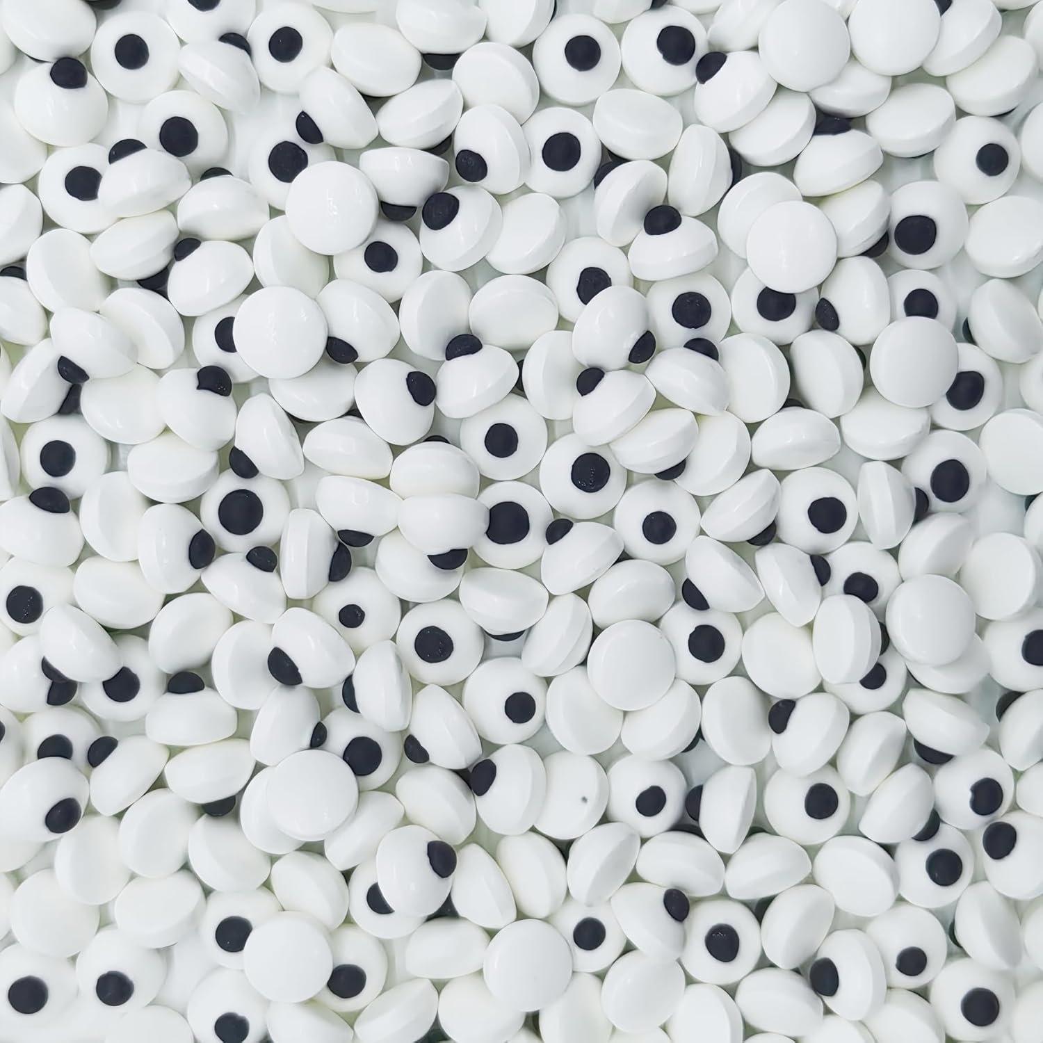 10mm Small Candy Eyes for Decorating Edible Candy Eyes Eyeballs Halloween Sprinkles for Cake Decorations, Baking, Ice Cream, Cookies, Cupcake Topper 3OZ