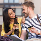 Uiifan 100 Set 4oz Disposable Espresso Cups with Lids Ripple Corrugated Paper Disposable Coffee Insulated Hot Ripple Cups for hot Chocolate, Tea, and Cocoa Drinks(Kraft Paper Color)