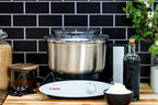 Bosch Universal Plus Stand Mixer with Stainless Steel Bowl with NutriMill Dough Hook Extender Bundle- Black 500 Watt