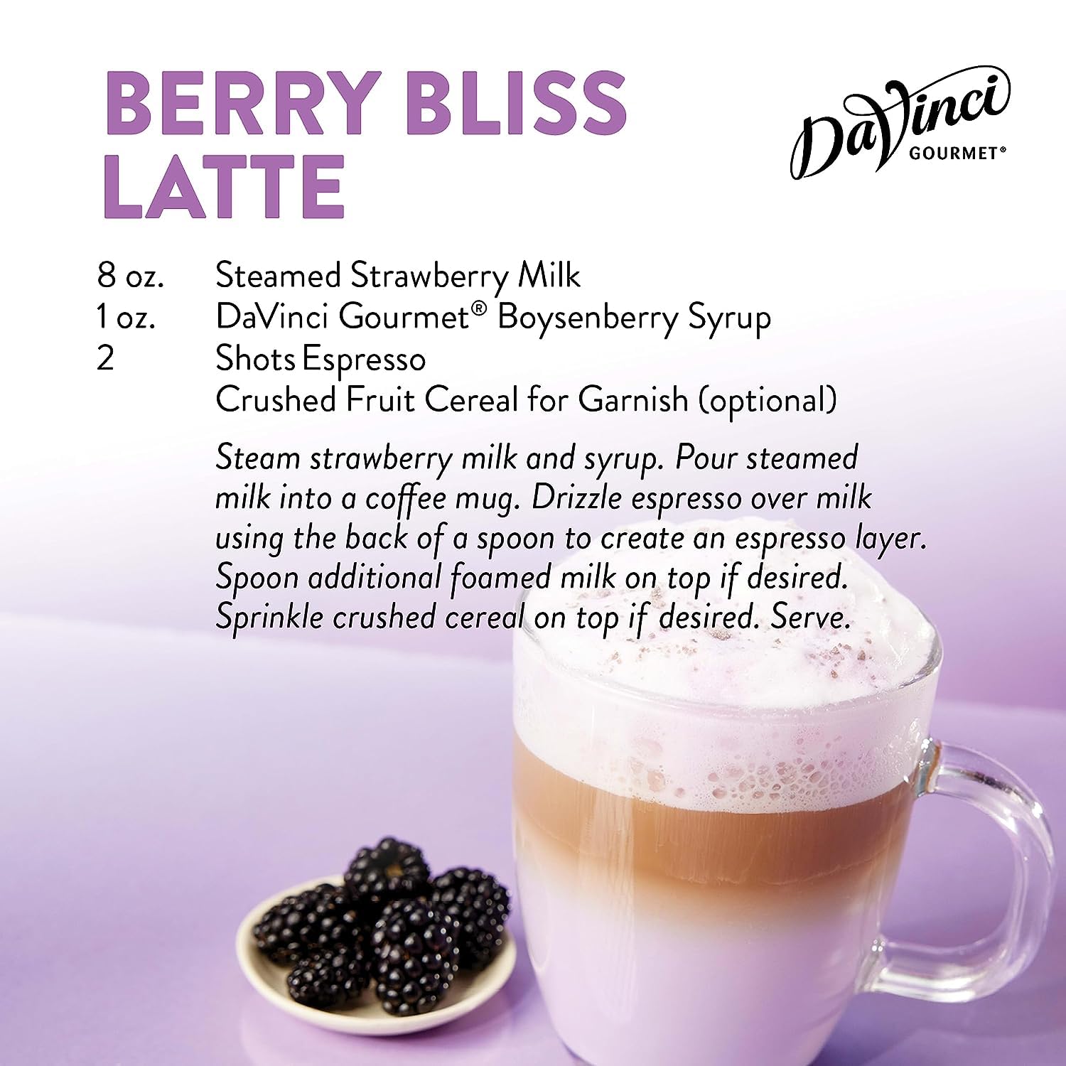 DaVinci Gourmet Boysenberry Syrup, 25.4 Fluid Ounce (Pack of 5)