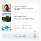 NuvoH2O CitraCharge Pro Spot-Free Dishwasher System – Citrus-Based, Eco-Friendly Water Softener – Reduces Scale – Quick-Connect Install – Protects Dishwashers & Appliances