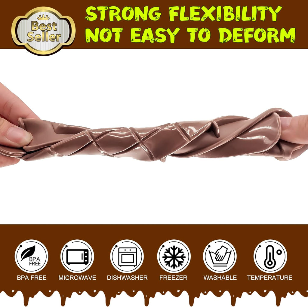 Break-Apart Chocolate Molds, Non-Stick Silicone Chocolate Bar Mold, Food Grade Candy Bar Mold, Perfect for Energy Bar, Cocoa Mini Bar - 4 Pack