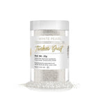 BAKELL White Edible Glitter, 25 Grams | TINKER DUST Edible Glitter | KOSHER Certified | 100% Edible Glitter | Cakes, Cupcakes, Cake Pops, Drinks, Dessert Vegan Glitter & Dusts (25g, White)