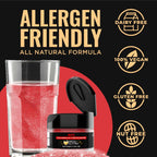 Brew Glitter Red Edible Drink Glitter 1x 4g Jar for Cocktails, Beer, & Beverages