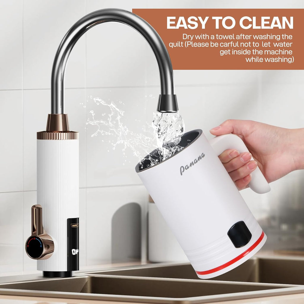 Electric Milk Frother, 4 in 1 Milk Steamer, 14.5oz/430ml Automatic Warm and Cold Foam Maker for Coffee,Latte, Cappuccino, Macchiato, Hot Chocolate (White)