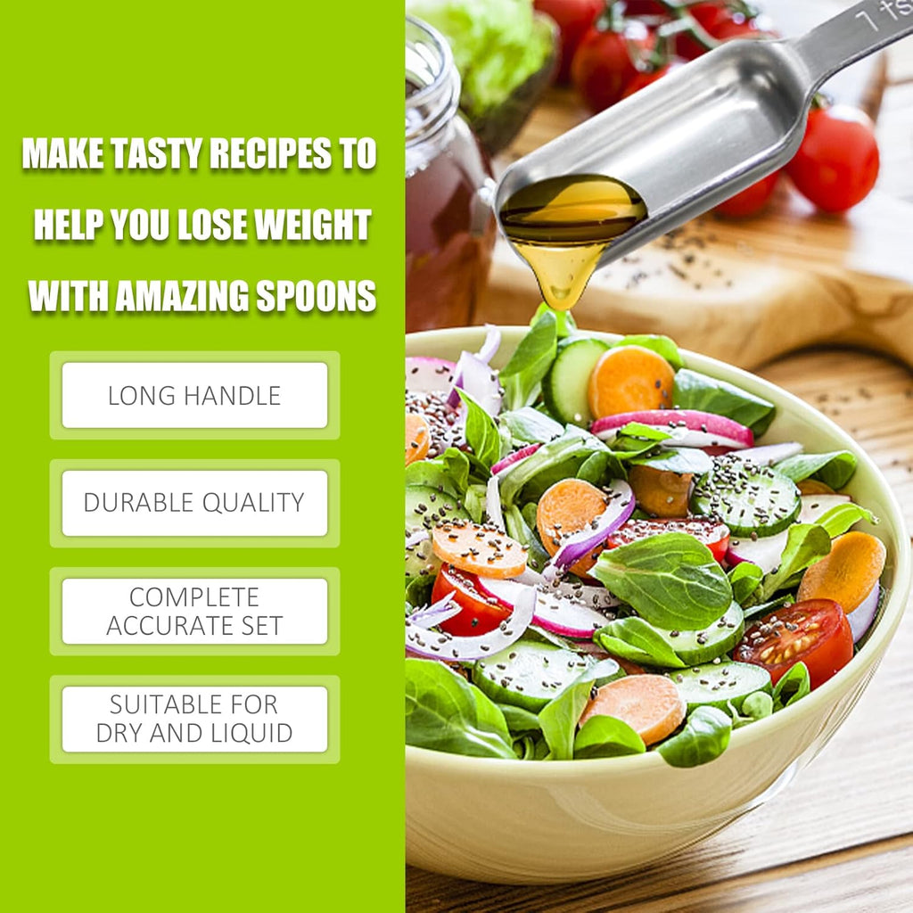 1PCS 1Teaspoon (1/3tbsp, 5ml) Single Measuring Spoon, Individual Stainless Steel Long Handle Measure Tablespoon Only