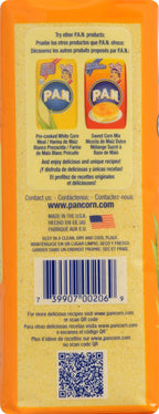 P.A.N. Yellow Corn Meal – Pre-cooked Gluten Free and Kosher Flour for Arepas (2.2 lb/Pack of 2)