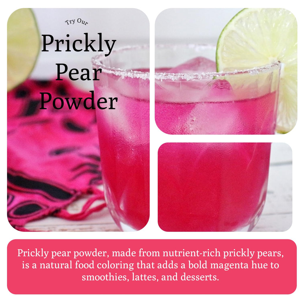 Ancient Roots Prickly Pear Powder - Freeze-Dried, All-natural, No Sugar Added, Cocktail Mix, Smoothie and Tea Mix, Resealable Pouch - 10.5 ounces (75 servings)