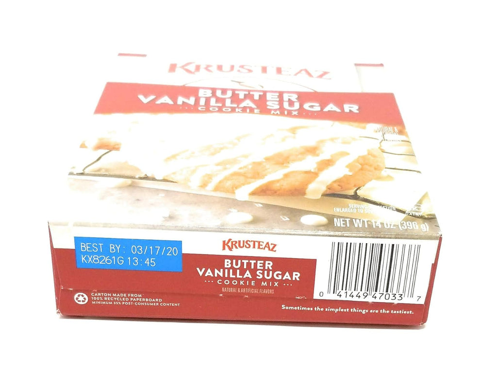 Krusteaz Cookie Mix, Butter Vanilla Sugar Cookie Mix, 14 Ounce Box (Pack of 4)