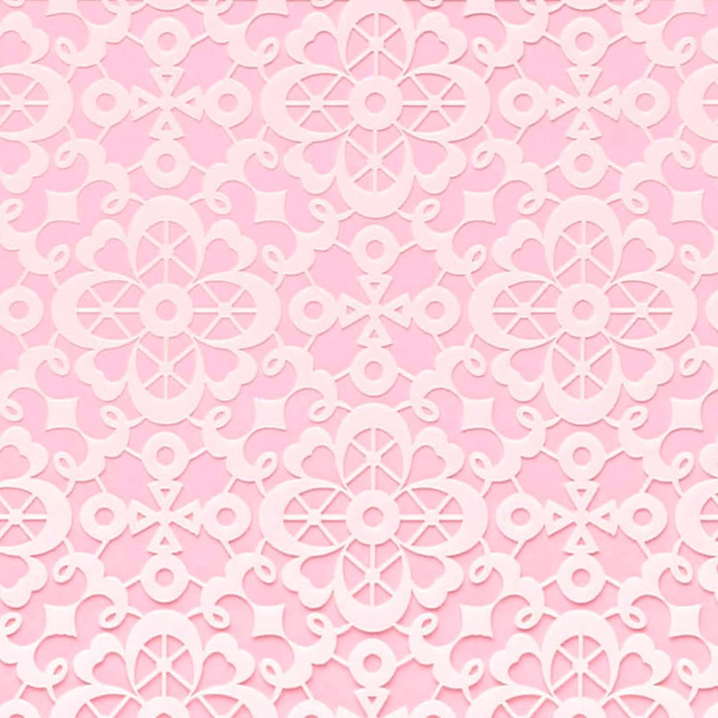 Cake Decorating Stencil for Tall Buttercream Cake, Royal Icing, Ganache, Paint, Airbrush (ALETTE)