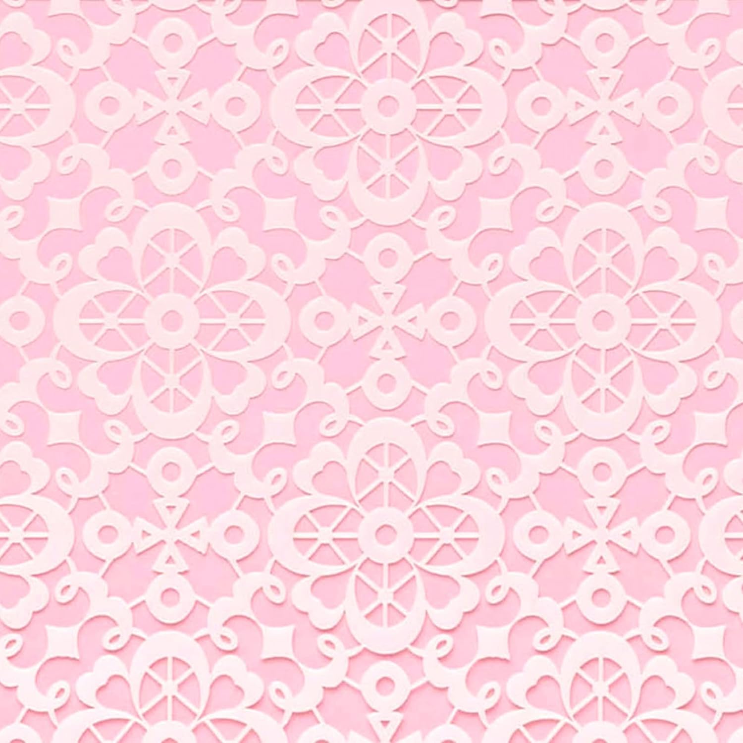 Cake Decorating Stencil for Tall Buttercream Cake, Royal Icing, Ganache, Paint, Airbrush (ALETTE)