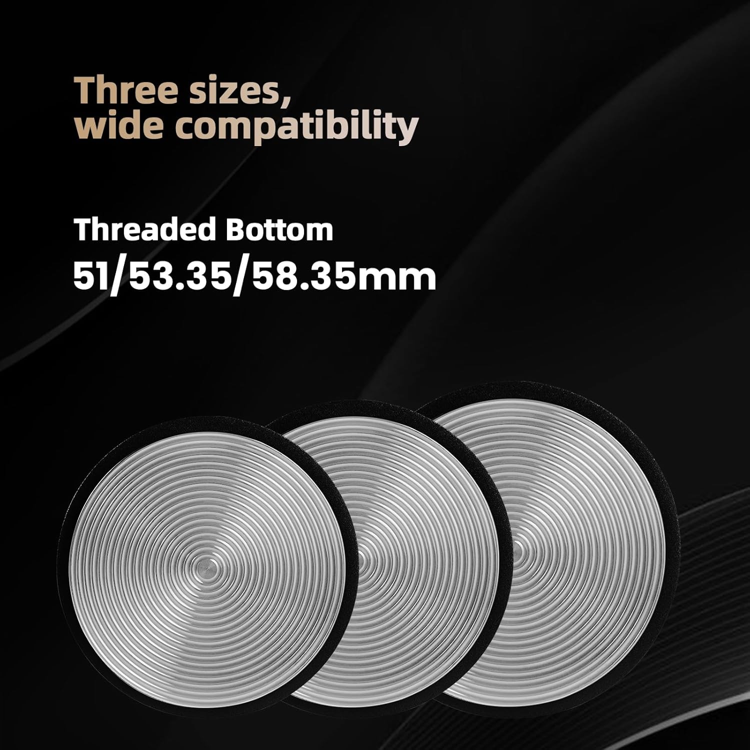 MHW-3BOMBER 54mm Espresso Tamper, 53.35mm Double Spring Coffee Loaded Tamper Tool, Compatible with 53mm/54mm Breville Portafilter, Self Leveling Espresso Hand Tampers, Espresso Accessories,T6000-OS