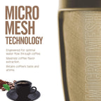 8-12 Cup Reusable Filter Basket With Closed Bottom Fits MrCoffee Coffee Maker and Brewer - Permanent Filter Replacement for Mr Coffee Gold Basket-Style Filters 1-Pack