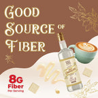 ChocZero Sugar Free White Chocolate Syrup for Coffee - Latte Flavoring Syrups - Keto Friendly, Zero Sugar, 25.4 Ounces (Pack of 1)