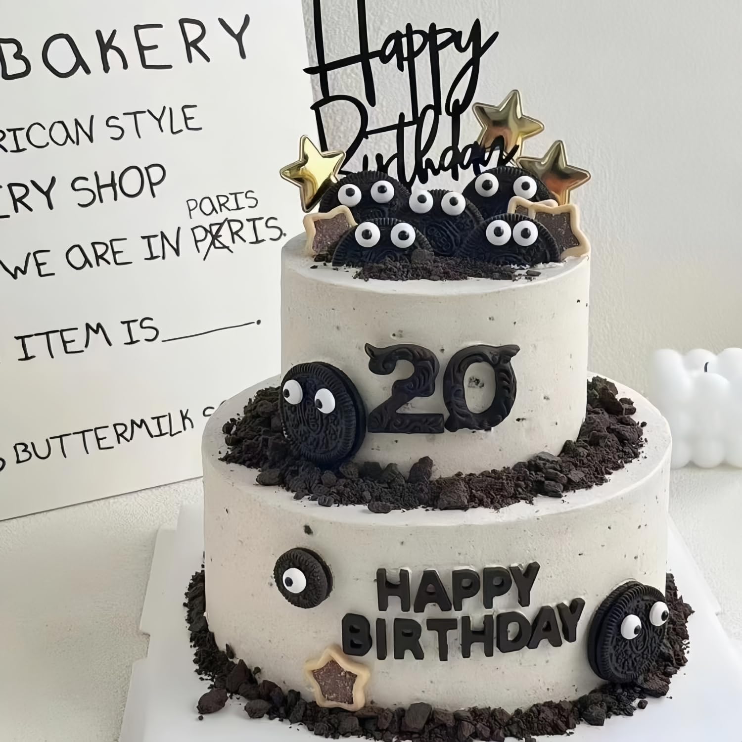 7mm Mini Candy Eyes for Decorating Edible Candy Eyes Eyeballs Halloween Sprinkles for Cake Decorations, Baking, Ice Cream, Cookies, Cupcake Topper 3OZ