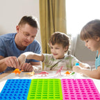 Gummy Candy Molds - Silicone Gummy Dinosaur/Marine Animal/Donut/Small Hearts Shapes/Fruit Snack Mold for Kids with 2pcs Dropper,Non-stick and Bpa Free for Mini Candy Chocolate Gummies Baking