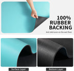 Coffee Mat - Absorbent Hide Stain Rubber Backed Dish Drying Mat for Kitchen Counter - Bar Mats for Countertops Accessories Fit Under Coffee Maker Espresso Machine