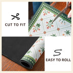 Dish Drying Mat, Diatomaceous Earth Soft Coffee Mat, Absorbent Silicone Dish Drying Mat for Kitchen Counter or Sink for Kitchen Bathroom Coffee Bar (Green, 12 x 16 Inches)