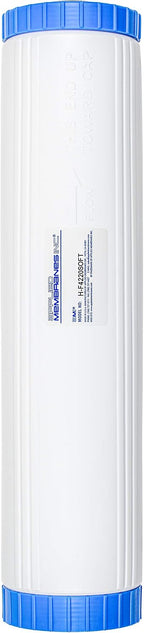 Water Softening Filter Cartridge | 20" Universal Size | Ion Exchange Filter Softens Water | Great for Washing Machines and Appliances (20"| 1 Pack)