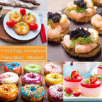 HULISEN Biscuit Cutter Set (3 Pieces/Set), Stainless Steel Round Cookies Cutter with Handle, Professional Baking Dough Tools, Gift Package