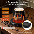 You're Awesome Coffee Mug Warmer Set, Smart Electric Coffee Cup Warmer for Desk Office, 4 Temperature Setting & 8H Auto Shut Off Candle Heater Beverage Coffee Warmer Birthday Thank You Gifts for Women