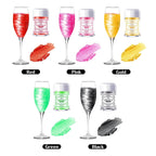 Edible Glitter for Cocktails - 5 Colors Luster Dust Edible Drink Glitter Food Grade Metallic Shimmer Powder for Beverage Chocolate, 5g/Bottle