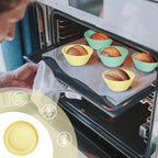 Silicone Banneton, Sourdough Bread Baskets (Set of 6, 5 Inch), Round Proofing Bread Bowls with Starter Kit, Bread Making Baking Supplies