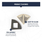 Sea to Summit Frontier UL Collapsible Pour Over Camping Coffee Brewer