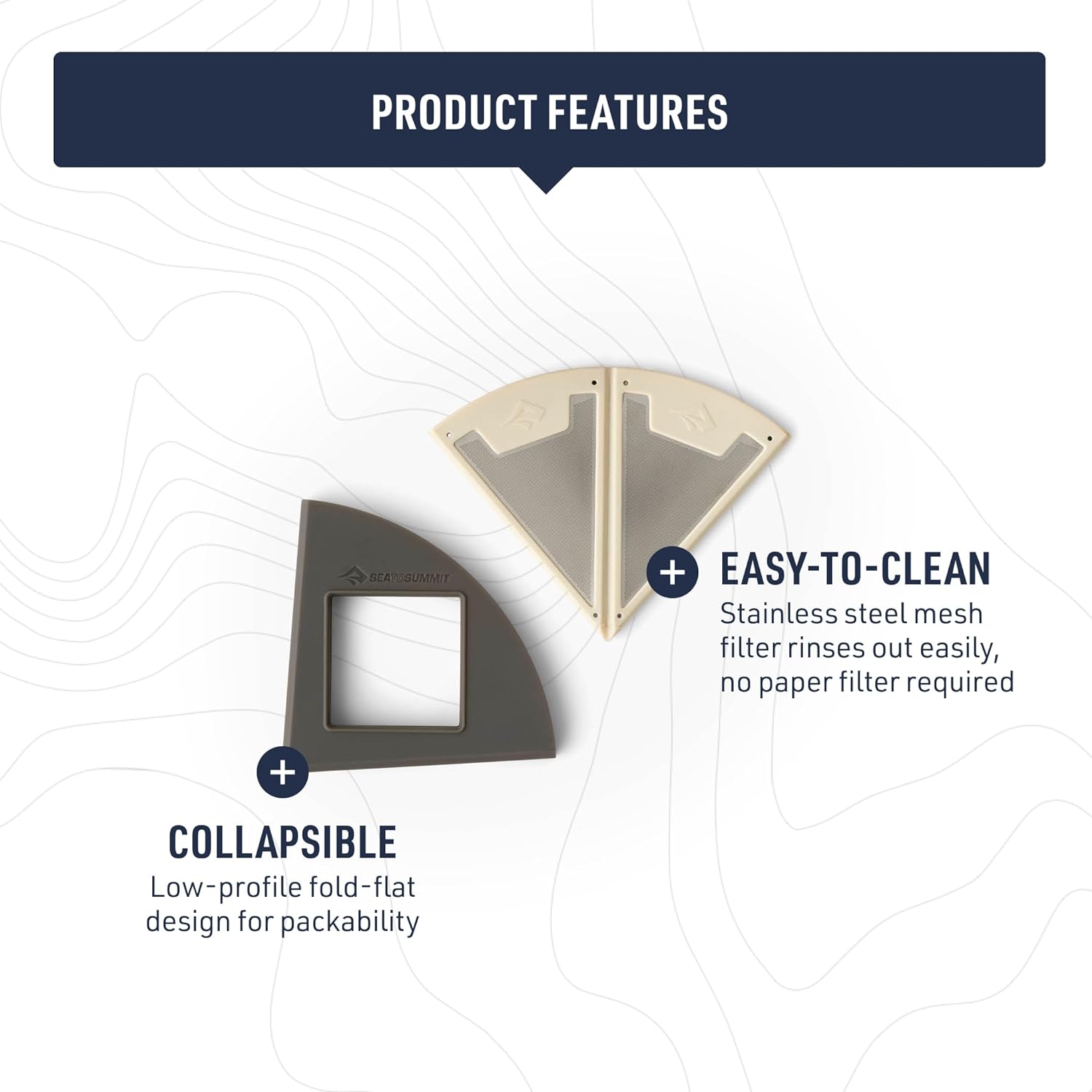 Sea to Summit Frontier UL Collapsible Pour Over Camping Coffee Brewer