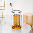 Skull Shape Swizzle Sticks, Reusable Stainless Steel Coffee Beverage Stirrers Cocktail, 5-Pack Drink Stir Sticks for Bar Party Home Office (Gold)