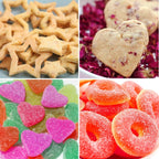 Metal Cookie Cutters Set- Heart, Star, Round, Flower - 12Pcs Cookie Cutters - Heart Star Cookie Cutter Round Small Cutter Flower Cookie Cutter for Baking