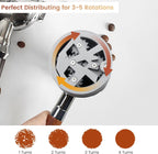 WDT Tool for Espresso - Professional 58mm Portafilter Coffee Distributor with 15 Adjustable Needles | Spirographic Spin Design for Even Extraction, Reduced Channeling & Barista-Perfect Shots